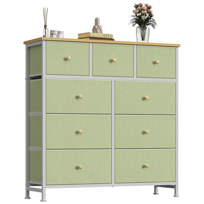 OLIXIS 9 Drawer Tall Dresser for Bedroom, Closet Organizers and Storage