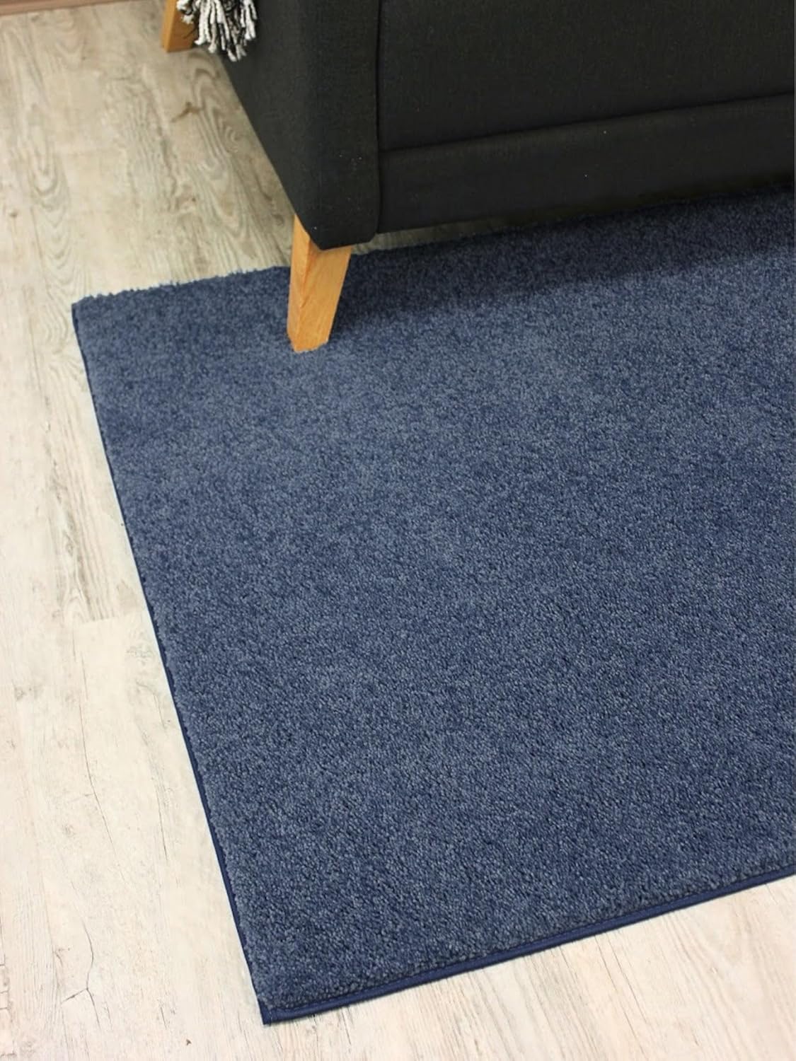 KOECKRITZ Soft and Colorful Kids Classroom Area Rugs (Passes Flammability Pill Test) Many Sizes and Bright Colors to Select from (9' x 9', Navy)