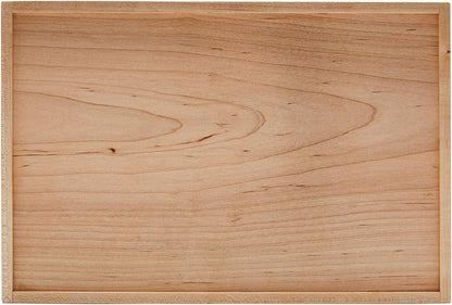 pandapark Wood Organizer Tray,Black Walnut,Desk & Drawer Storage Box (Maple Master)