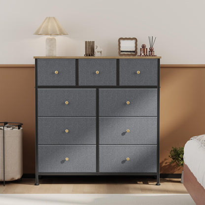 OLIXIS 9 Drawer Tall Dresser for Bedroom, Closet Organizers and Storage
