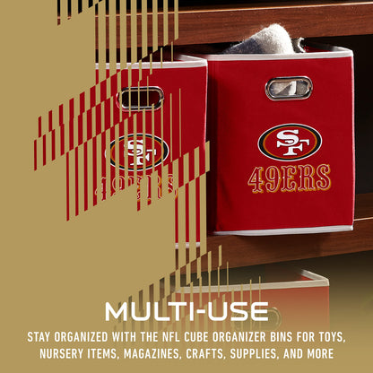 Franklin Sports NFL San Fracisco 49Ers Collapsible Storage Bin