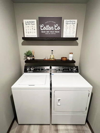 joelsantiques - 36 Inch Wooden Floating Shelves for Wall - 36x12x2 in - Made of Natural Wood - Long Heavy Duty Rustic Wall Shelves for Bedroom - Perfect for Living Room, Kitchen - Mocha