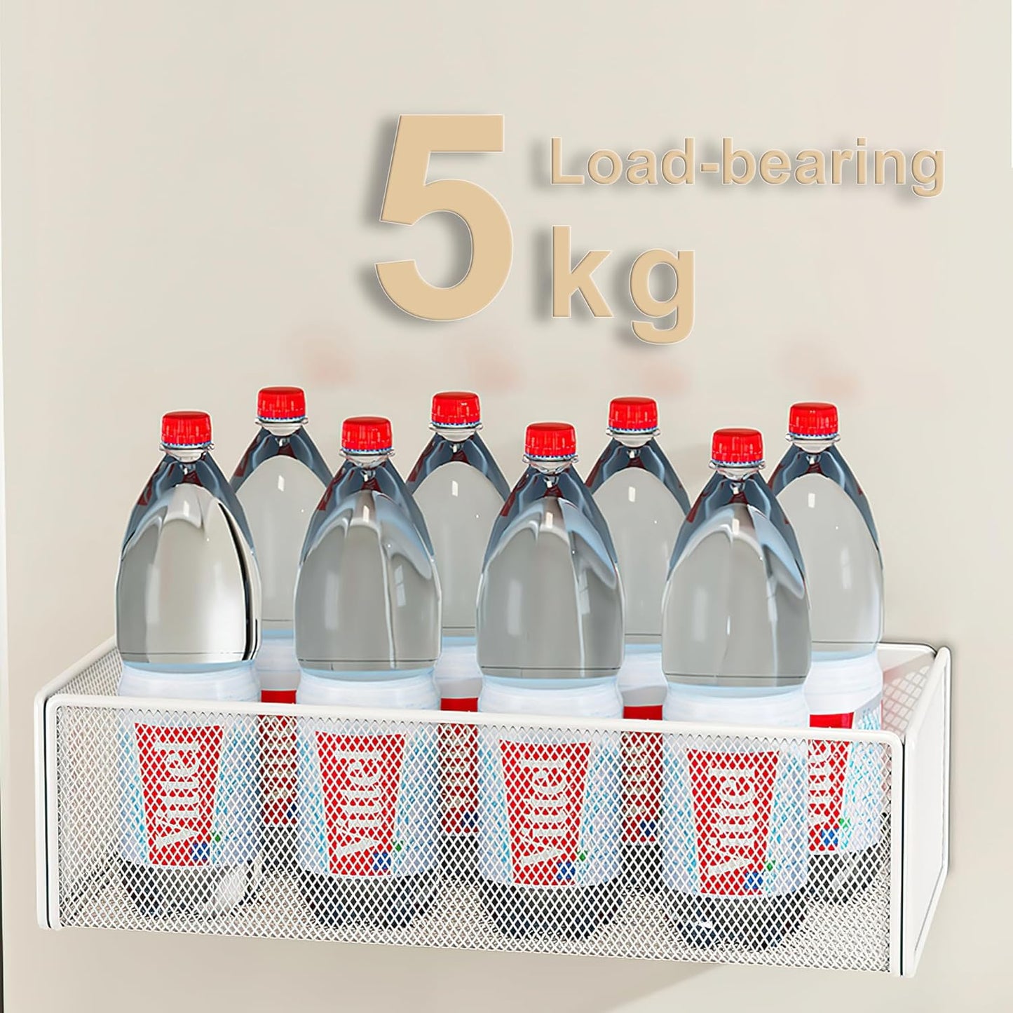 Magnetic Basket Organizer Holder for Fridge Magnetic Storage Bin Box Containers for Refrigerator Whiteboard Classroom (Large, Black)