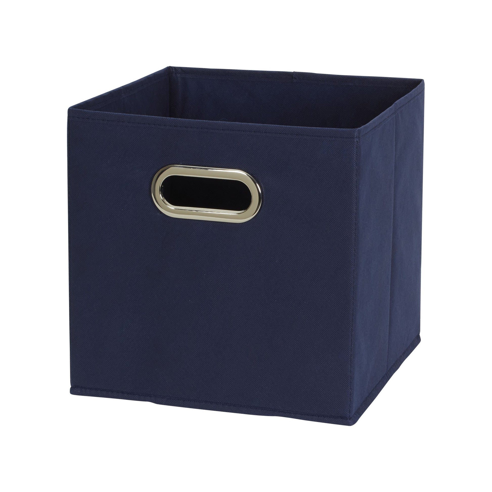 Household Essentials Fabric Storage Bins 6 Piece Set, Strong Poly-Woven Fabric, Sturdy Chipboard