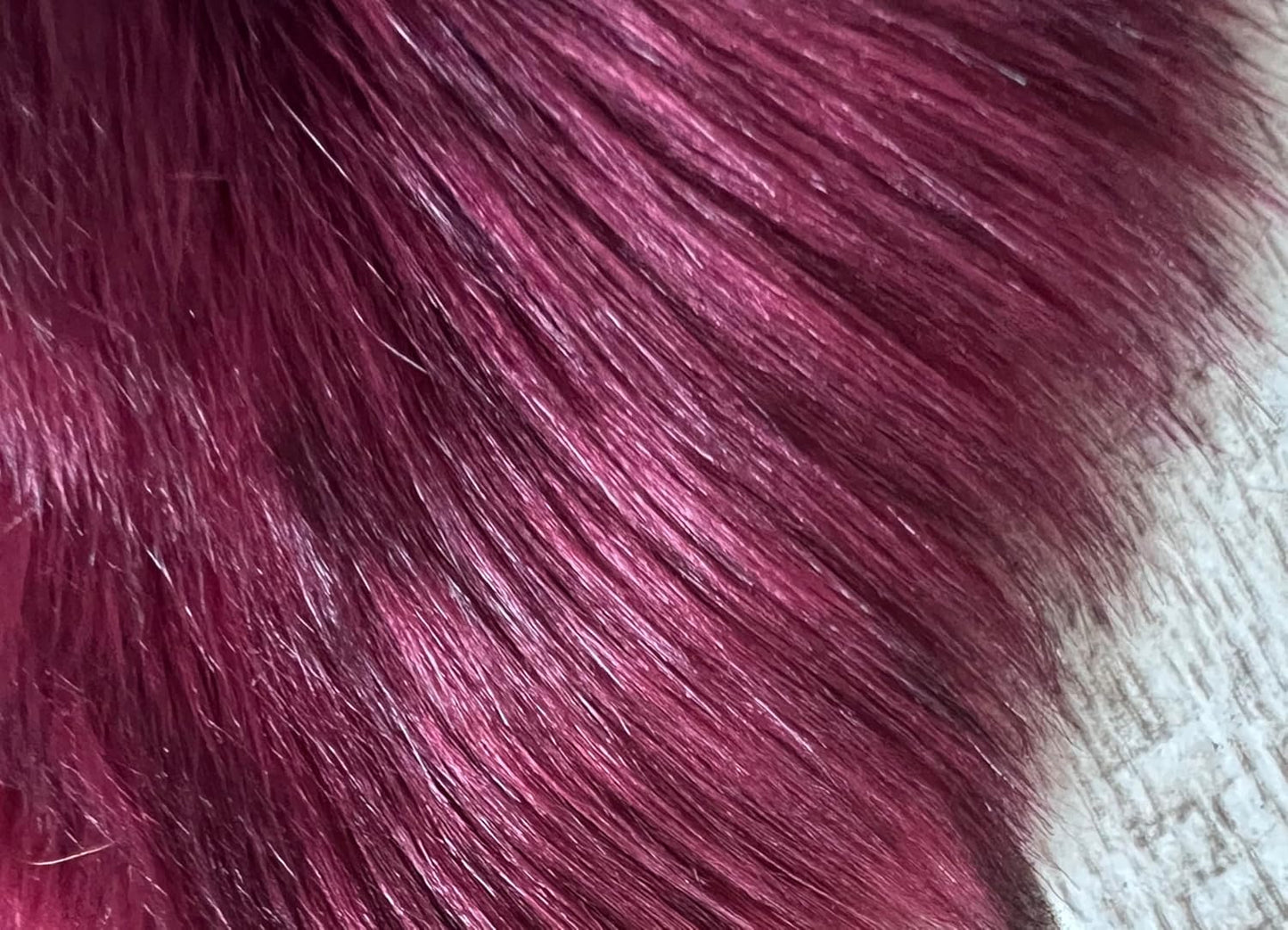 LAMBZY Faux Sheepskin Super Soft Hypoallergenic Free Shape Silky Shag Rug, Luxury Shaggy Plush Carpet for Bedrooms Living Kids Room Sofa Rugs (Burgundy, Sexto 6 Pelts 6'x6')