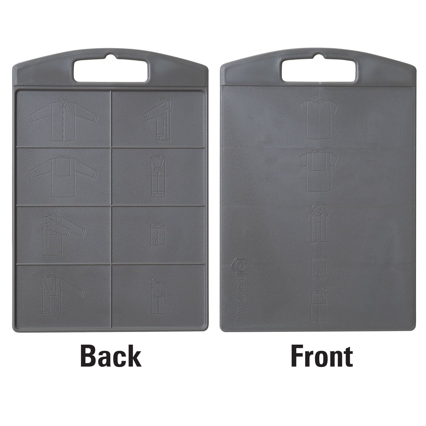 Household Essentials Shirt Folding Board for T-Shirts, Polos & Dress Shirts, Space Saving Laundry