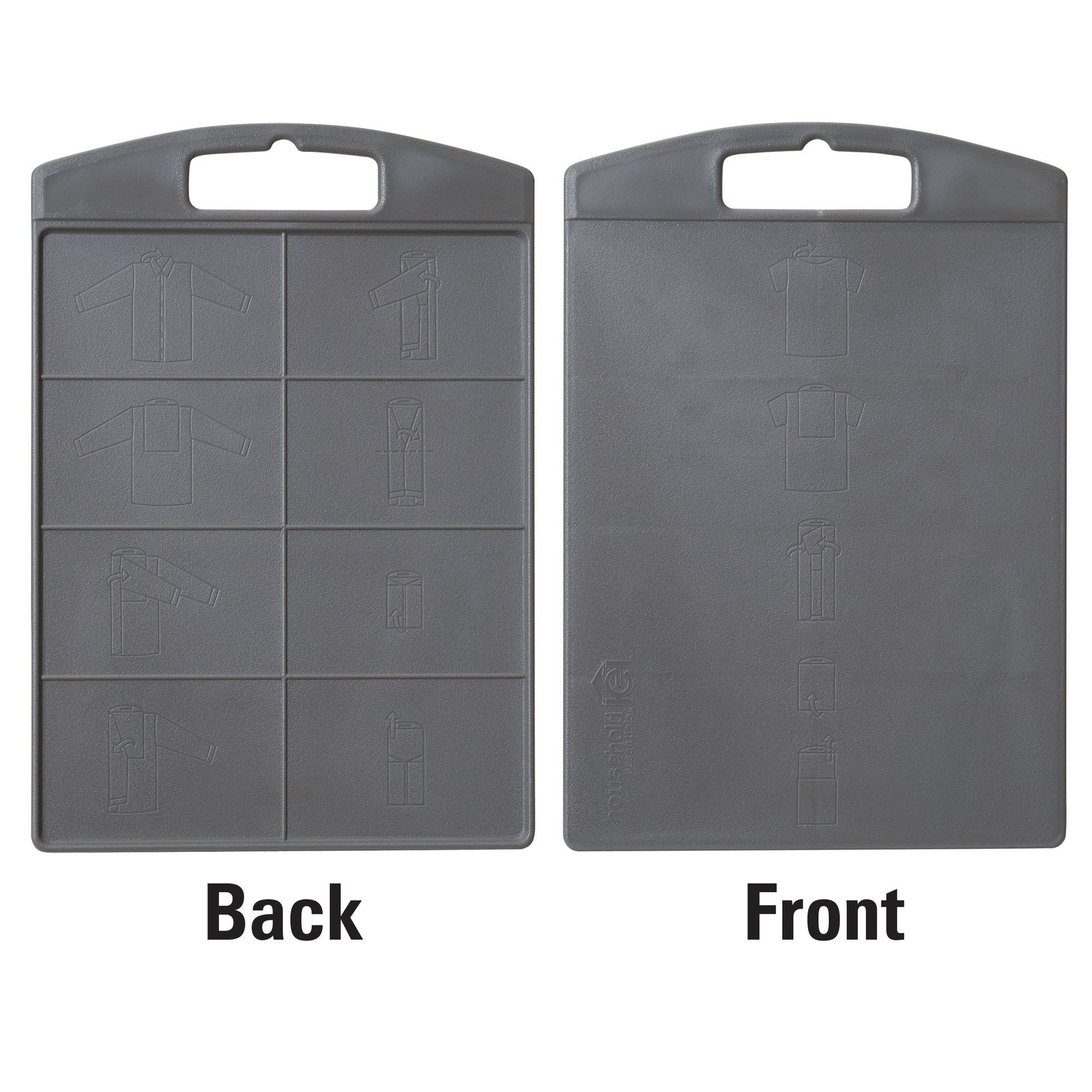 Household Essentials Shirt Folding Board for T-Shirts, Polos & Dress Shirts, Space Saving Laundry