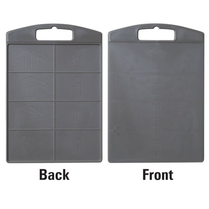 Household Essentials Shirt Folding Board for T-Shirts, Polos & Dress Shirts, Space Saving Laundry