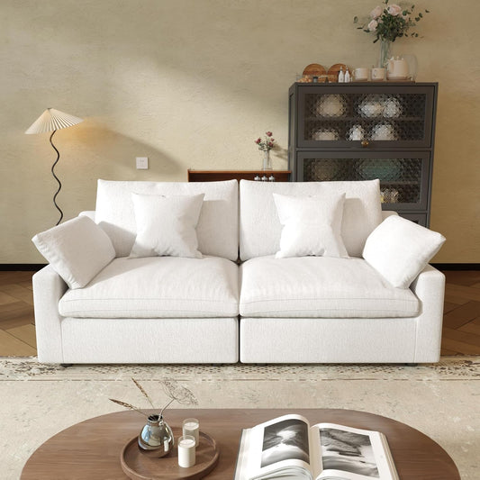 JACH Sectional Couches for Living Room, Cloud Sectional Couch with Deep Seat, Down Filled Modular
