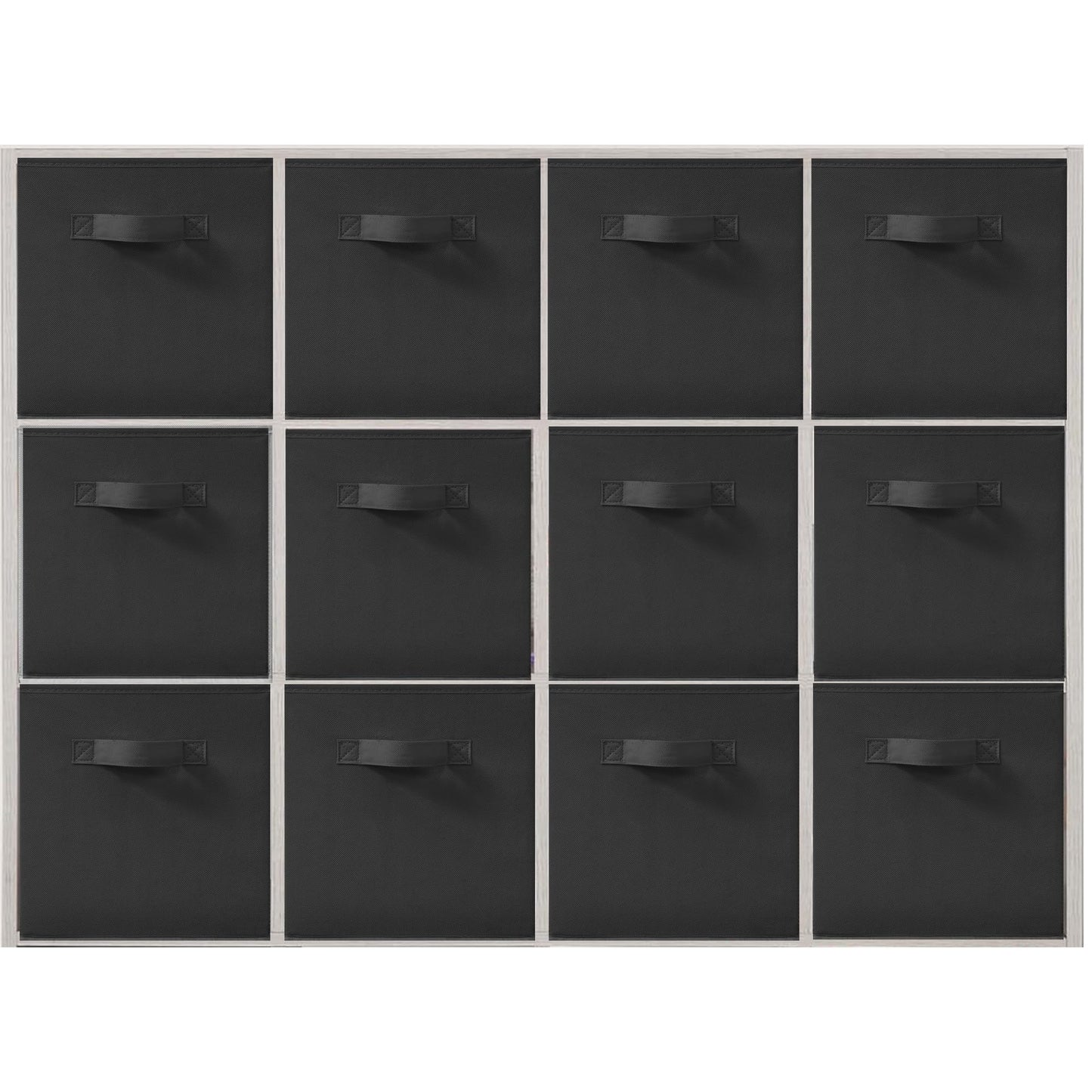 STORAGEIDEAS 11x11 Inch Storage Bins Cubes, Fabric Foldable Storage Box, Collapsible Closet
