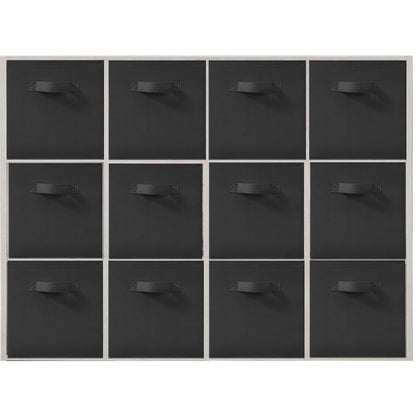 STORAGEIDEAS 11x11 Inch Storage Bins Cubes, Fabric Foldable Storage Box, Collapsible Closet