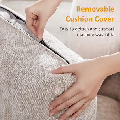 Modular Sectional Sofa, Convertible Sofa Couch Modular Sofa with Ottoman, Sectional Sofas for Living Room Small Apartments