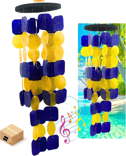 Bellaa 24889 Wind Chimes Outdoor, Garden Decorations, Musical, Indoor/Outside Windchimes, Beach