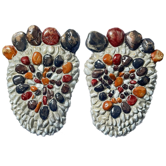 Outdooor Stepping Stones - Decorative Garden Stones for Patio, Deck, Garden or Sidewalk Faux