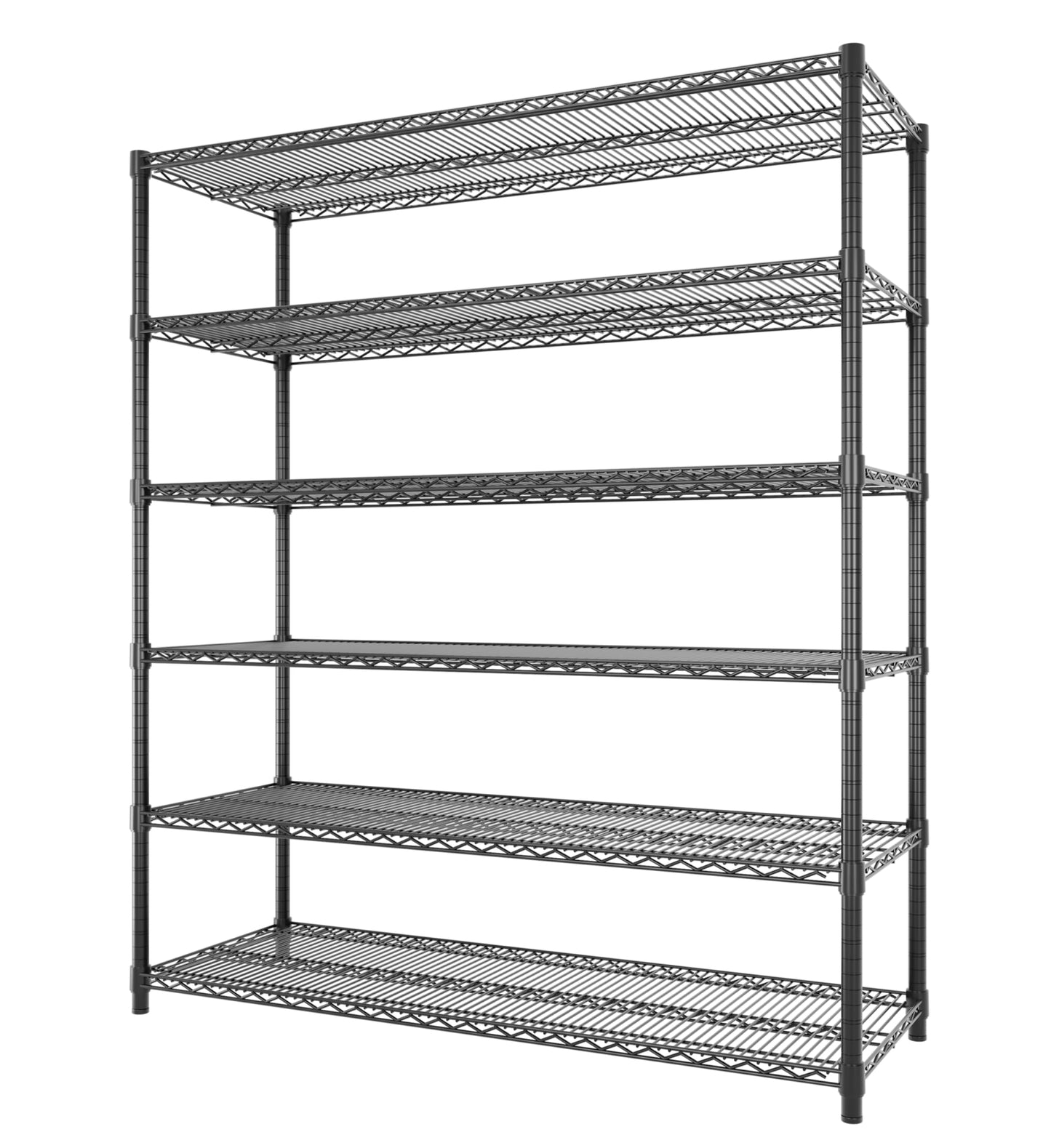 Garvee 6-Tier Wire Shelving 3840LBS Heavy Duty Storage Shelves Garage Rack