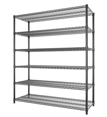 Garvee 6-Tier Wire Shelving 3840LBS Heavy Duty Storage Shelves Garage Rack