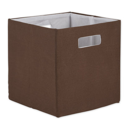 DII Collapsible Polyester Storage Cube, Solid, Lightweight and Durable, Small Square, 11x11x11