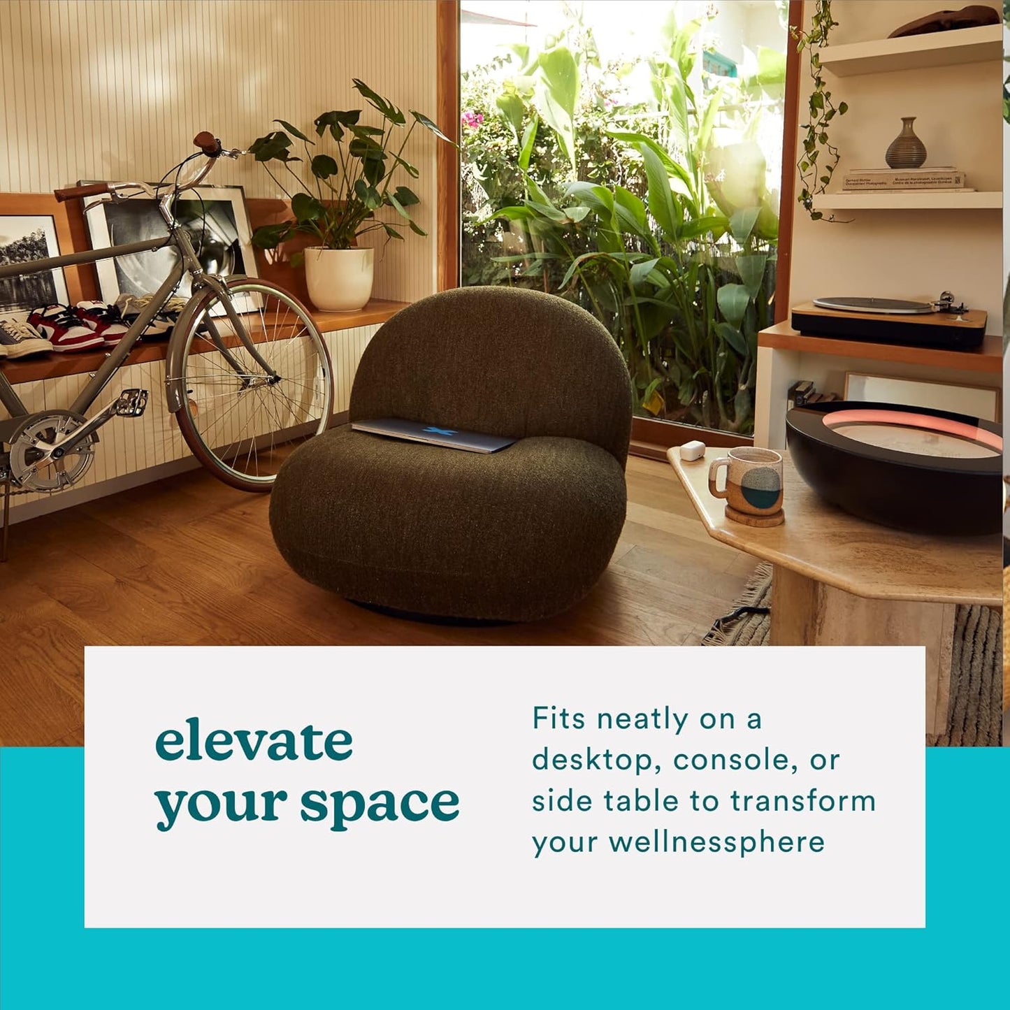 Homedics Drift Sandscape, Perpetual Motion Machine, Zen Garden, Meditation Accessories, Decorative Sandscape, Bluetooth, iOS, Android, by Homedics (16 Inch (Small), Black)