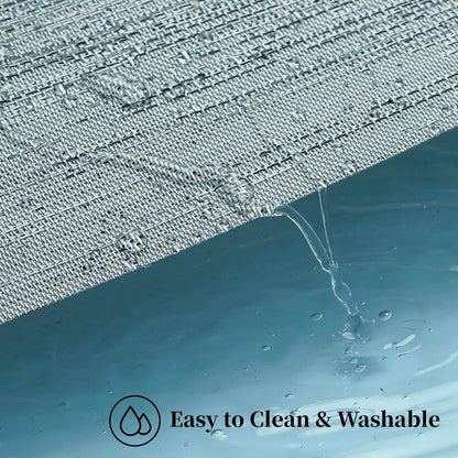 Leetaltree 6PC Grey& 6PC Beige Placemats Set of 12 - Heat Resistant Non-Slip Place mats for Dining Table, Washable Durable PVC Vinyl Woven Table Mats（6PC Grey&6PC Beige）, Grey&beige