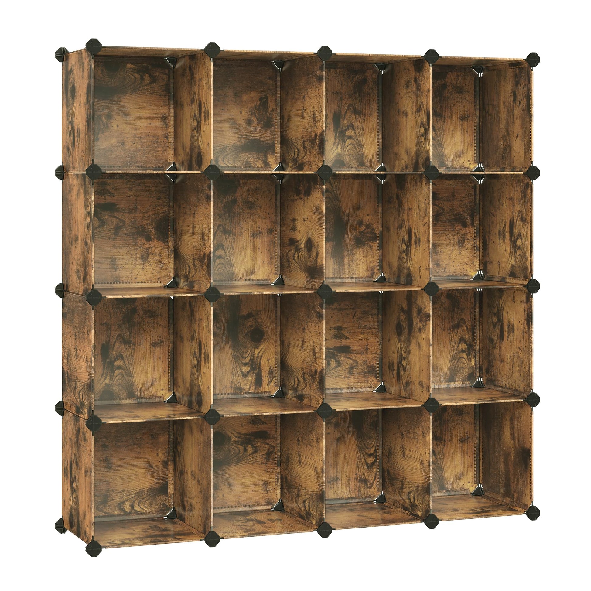 SONGMICS Cube Storage Organizer, Set of 16 Plastic Cubes, Closet Organizers and Storage, Room