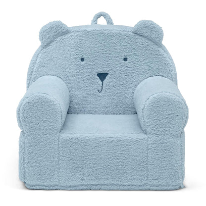 Delta Children babyGap Sherpa Bear Chair - Greenguard Gold Certified, Powder Blue