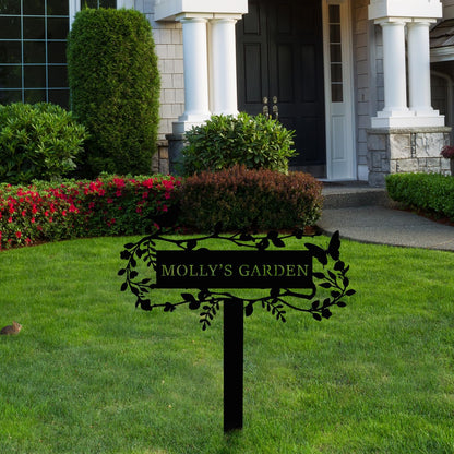 Customized Bird Names Garden Metal Stake Sign, Patio & Lawn Decor