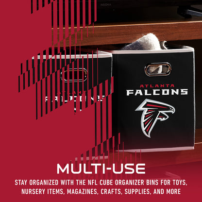Franklin Sports NFL Atlanta Falcons Collapsible Storage Bin