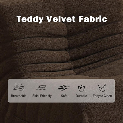 Bean Bag Chair, Memory Foam Bean Bag Sofa Large Bean Bag Chair for Adults, Bean Bag Chairs for Teens with High Density Comfortable Foam, Bean Bag for Living Room, Bedroom (Coffee)