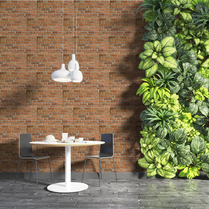IZODEKOR 3D Wall Panels Brick Effect - Cladding, Stone Look, Styrofoam Facing for Living Room, Kitchen, Bathroom, Balcony, Bedroom, Back of Counter | The Telegraph Road (3 Piece Panel) | Covers 16sqft
