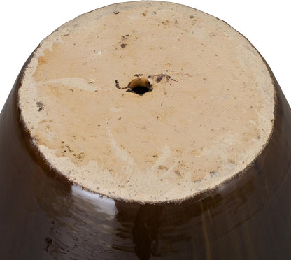 Emissary Home and Garden 18.5in. L x 19in. H Java Stoneware Round Planter with High-fire Treatment (Set of 1)