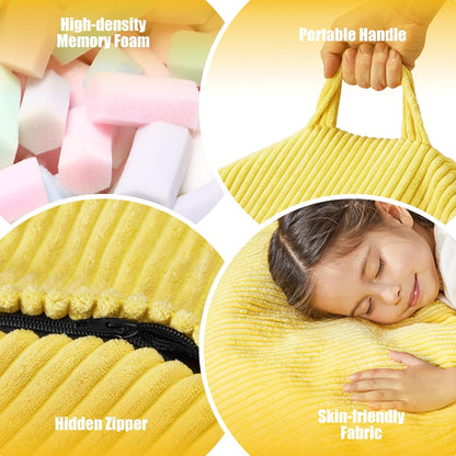 Hobestluk 3.5FT Bean Bag Chair Adult Bean Bag Chair Large Bean Bag Chair with Filler Included Teardrop Bean Bag with Removable Cover for Bedroom Living Room - (Large, Yellow)