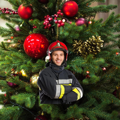 Personalized Christmas Ornaments,Acrylic Photo Ornament Using My Own Photos,Make Your Own Christmas Ornaments,Hanging Custom Xmas Tree Ornament,Customized Picture Pendant for Family