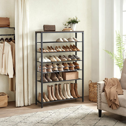 VASAGLE 8 Tier Shoe Rack, Shoe Organizer for Closet, Entryway, 32-40 Pairs of Shoes, Large Shoe