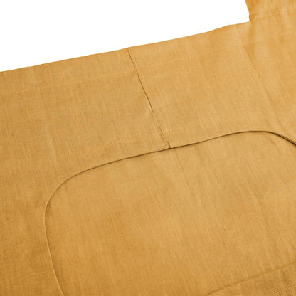 Amazhiyu 100% Linen Door Hanging Laundry Hamper Bag, 19x27 Inches Yellow