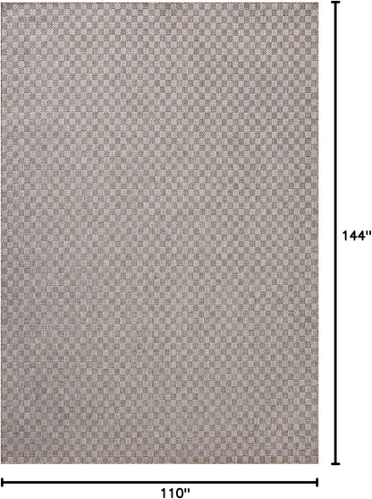 Loloi Amber Lewis Topanga Collection TOP-02 Natural/Silver 9'-2" x 12'-0" Indoor/Outdoor Area Rug