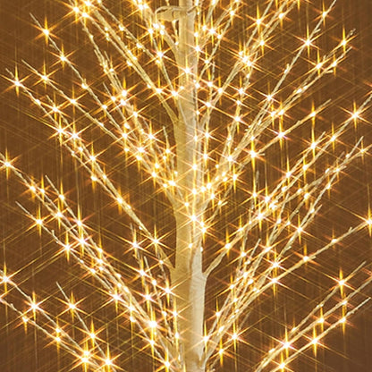 Fudios Lighted White Tree Willow 4FT 450 LED Fairy Lights, Christmas Artificial Tree Lights Plug in for Indoor Outdoor Holiday Decoration