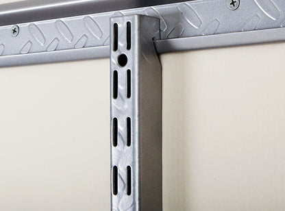 John Sterling HEAVYWEIGHT Diamond Plate Shelf Support System Adjustable Wall Standard, 45-inch
