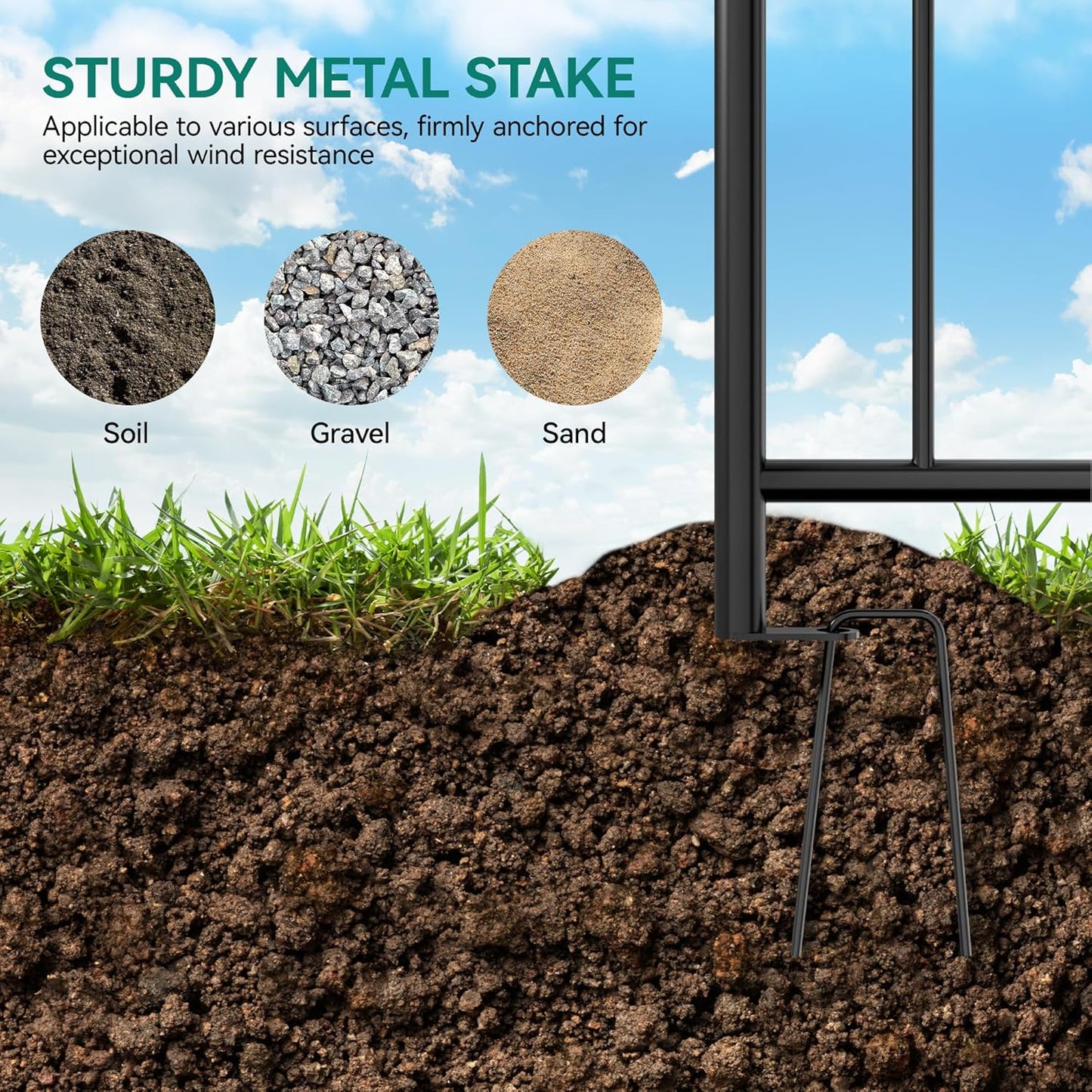 YITAHOME 87" H Metal Garden Arbor with Gate & Planter Boxes, Black Archway for Weddings Ceremonies, Garden Arch Outdoor for Roses & Climbing Plants on Patio, Lawn & Backyard