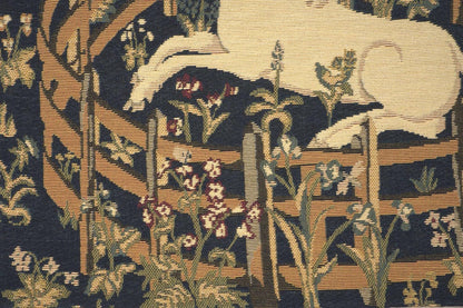 Charlotte Home Furnishings Decorative Pillow Covers for Couch 18X18 in Unicorn Throw Pillow Covers for Sofa Tapestry Square Pillow Cases for Bed Living Room Soft European Cotton Jacquard Woven