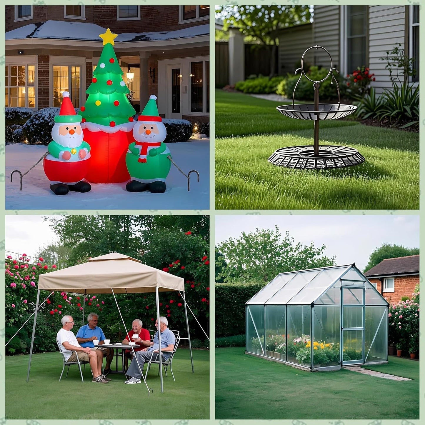 VVOKGO Rebar Stakes 24 Inch J Hook Heavy Duty Ground Anchors (16pcs), 3/8 Inch Diameter Metal Steel Extra Long Fence Stakes with Chisel Point End for Greenhouse, Gazebo, Carport, Camping Tents, Black