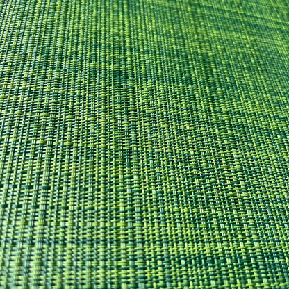 WAZAIGUR Placemats Set of 8 for Dining Table Heat-Resistant Washable Place Mats Woven Vinyl Kitchen Table Mats Easy to Clean,Hunter Green