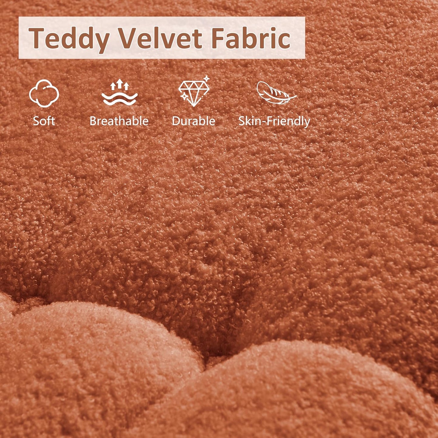 Bean Bag Chairs for Adults Giant Bean Bag Chair， 2 Seater with Memory Foam Filled Fireside Chair, Lazy Sofa Lounge Floor Sofa for Living Room, Bedroom, Office, No Assembly Required. (Orange)