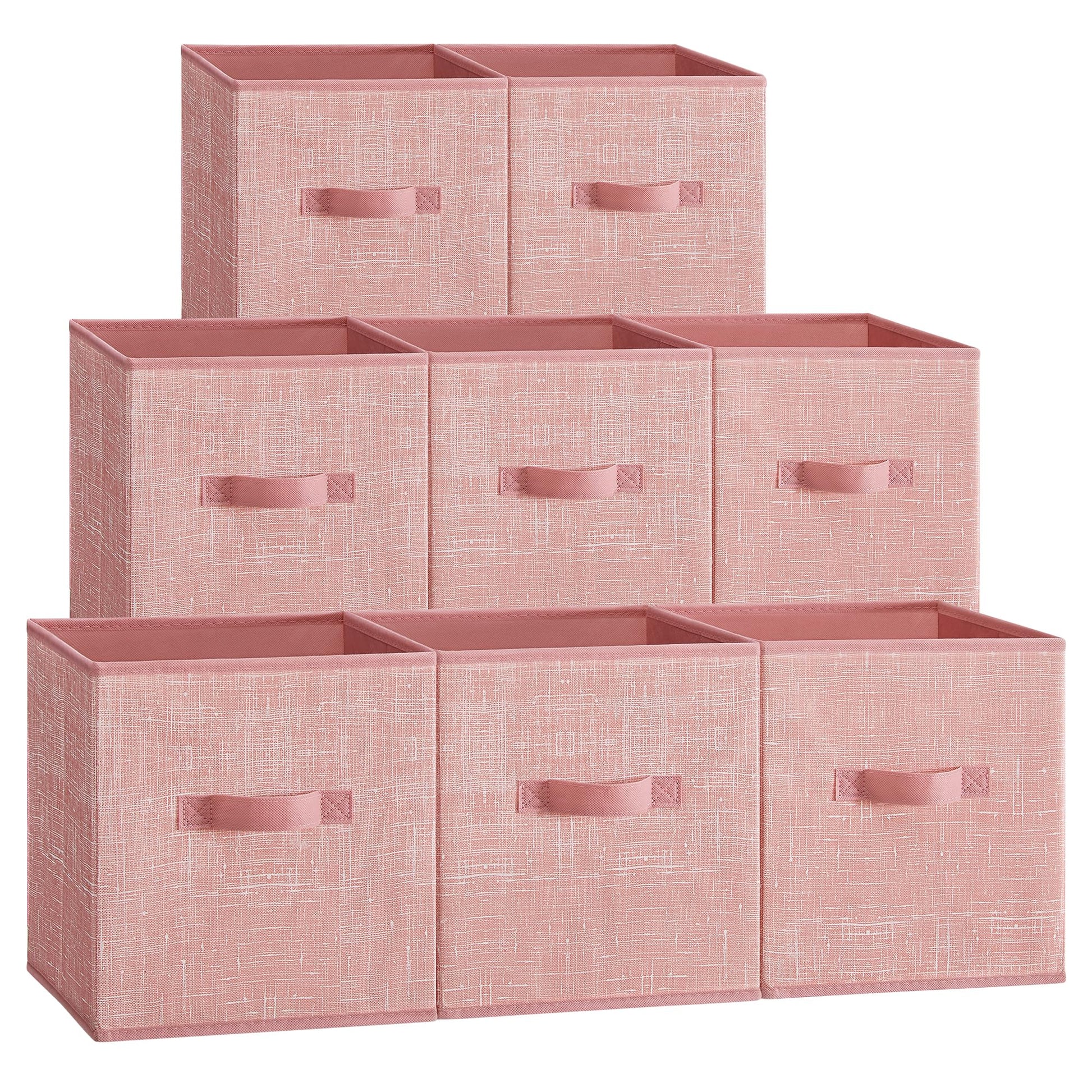 SONGMICS Storage Cubes, Set of 8, 11-Inch Foldable Closet Organizers