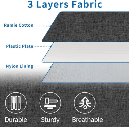 Under Bed Storage Container Bins 2 Pack, Low Profile Foldable Underbed Clothes Storage Organizer W/ Ultra Thick Fabric and Sturdy Bottom/Sides, Dual Zipper Storage Box for Dorm and Home 30x16x6.7"