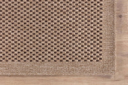CAMILSON Easy Jute Rug 10x14, Indoor Outdoor Natural Color Fiber Area Rugs for Living Room Patio and Kitchen Rug, Sisal Boho Woven Design, Easy-Cleaning, Washable Outside Carpet Alfombras (10 x 14)