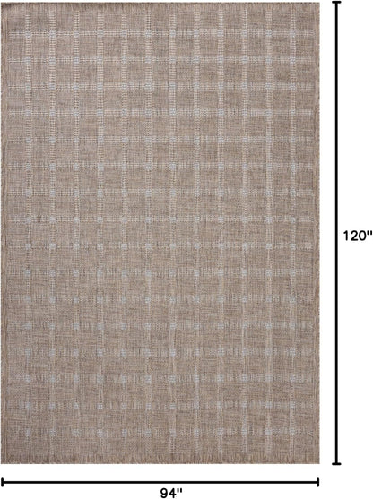 Loloi Amber Lewis Topanga Collection TOP-01 Natural/Bone 7'-10" x 10' Indoor/Outdoor Area Rug