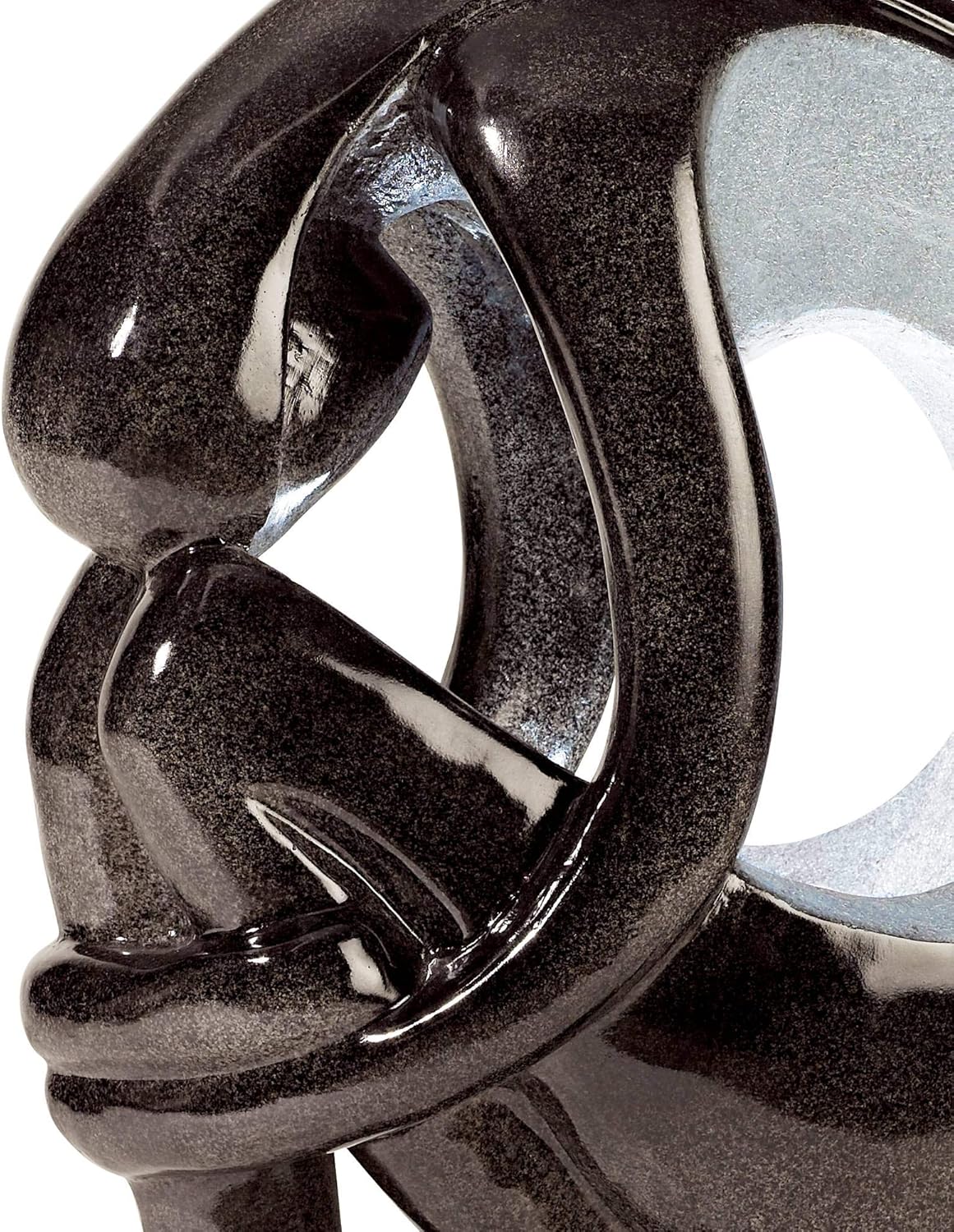 Graceful Form 43" High Large Modern Zen Indoor Outdoor Decor Resin Floor Fountain with Light LED Tall Standing Water Feature for Outside Garden Patio Yard Backyard Porch Deck - John Timberland