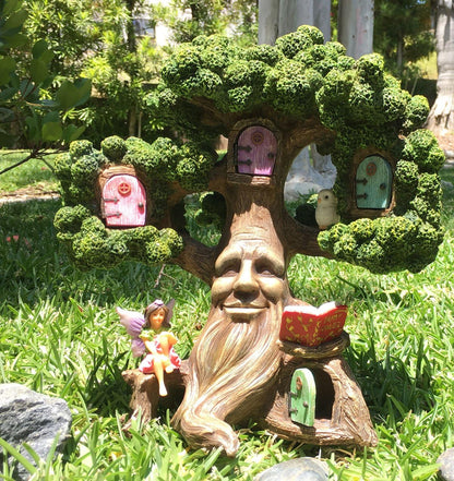 GlitZGlam Fairy Garden Enchanted Joshua's Miniature Tree (10.5 Inch Tall) for Fairies and Lawn Gnomes - A Garden Accessory
