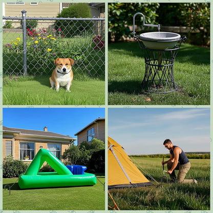 VVOKGO Rebar Stakes 12 Inches J Hook Heavy Duty Chain Link Fence Stakes, 32 Pcs Metal Long Tent Spikes Ground Anchors for Wire Fencing, Dogs Digging, Camping Tents, Swings, Greenhouse, Black