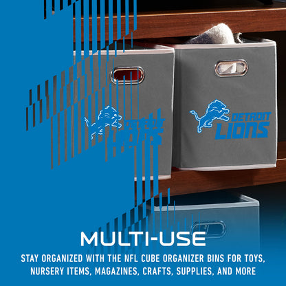 Franklin Sports NFL Detroit Lions Collapsible Storage Bin